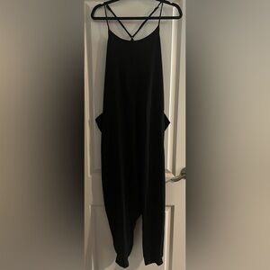 Spaghetti Strap Black Jumpsuit